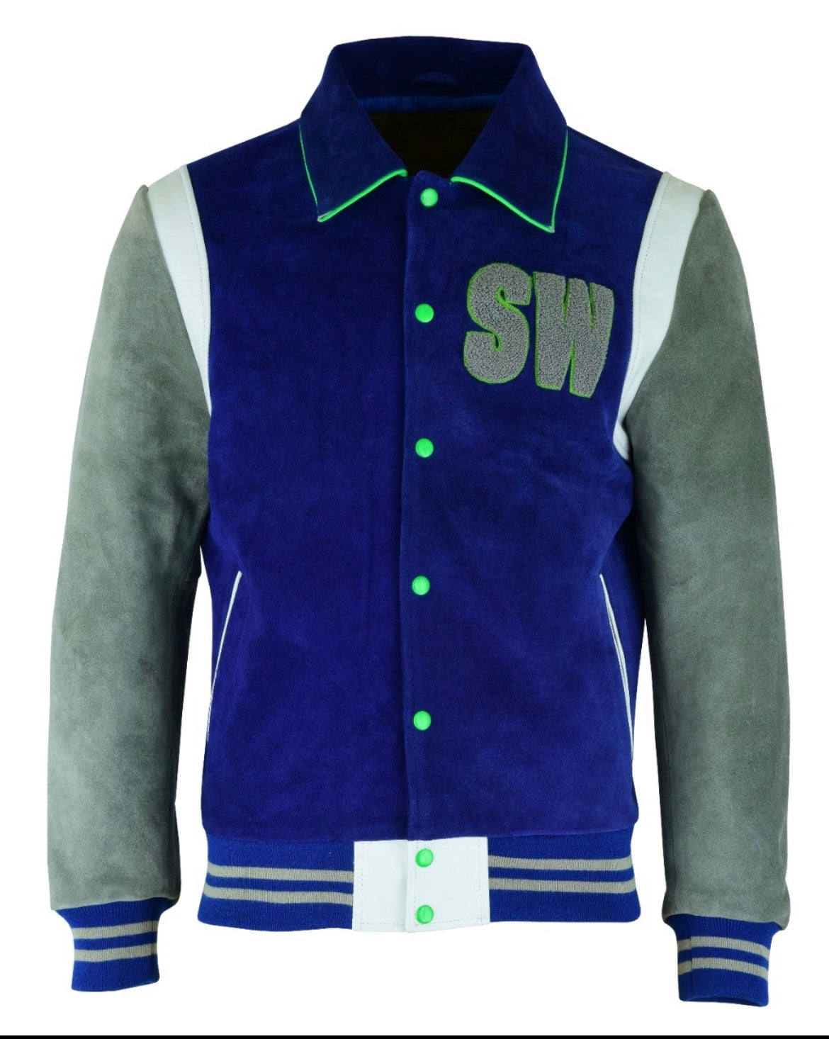 Sharks & Whales Men's Varsity Jacket