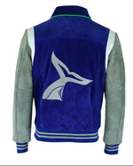 Load image into Gallery viewer, Sharks &amp; Whales Men&#39;s Varsity Jacket
