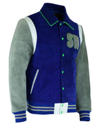 Load image into Gallery viewer, Sharks &amp; Whales Men&#39;s Varsity Jacket
