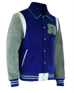 Sharks & Whales Men's Varsity Jacket